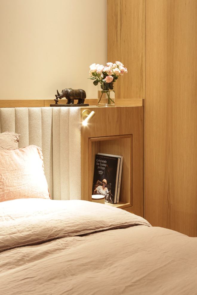 Idée de décoration pour une chambre nordique.