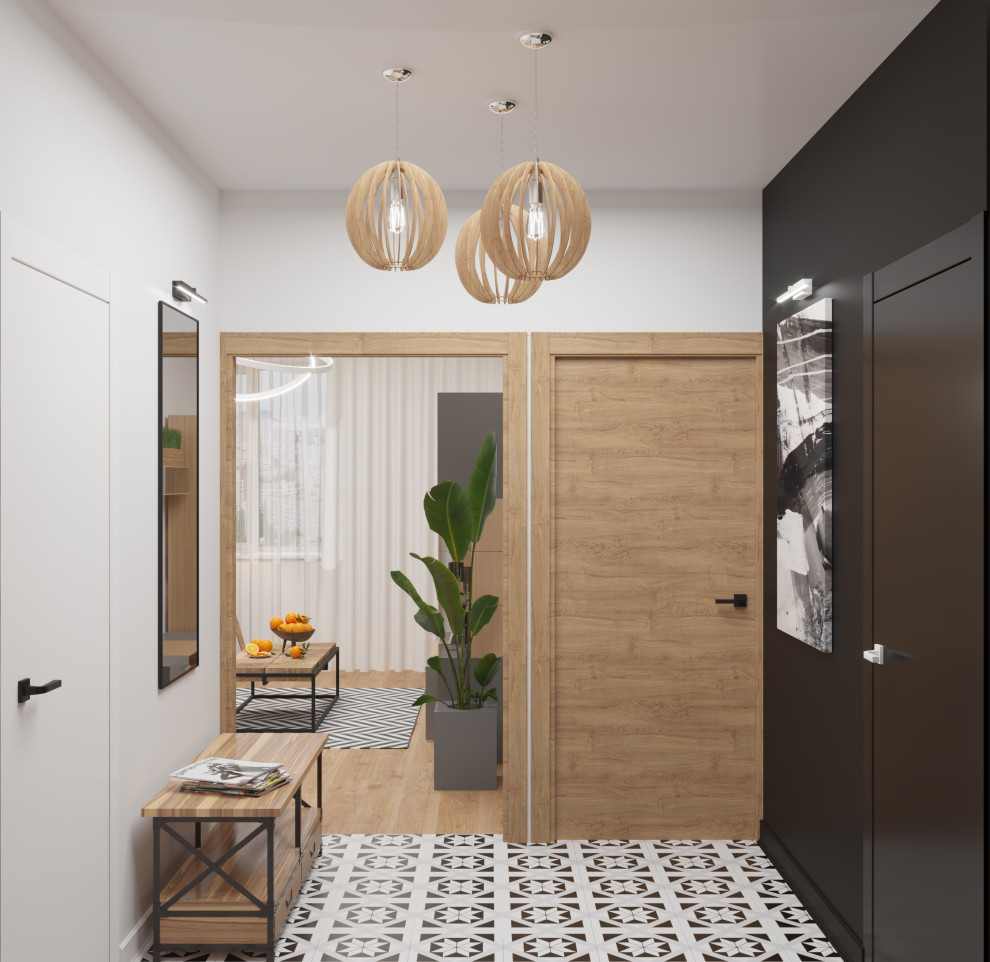 Яркая однокомнатная квартира