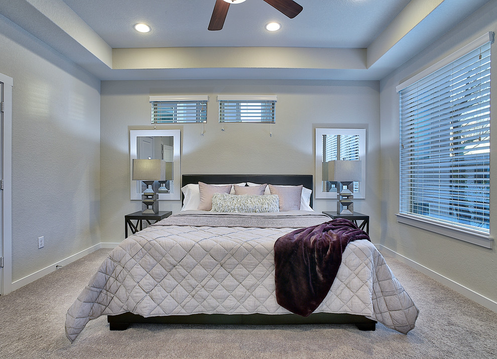 Bedroom - transitional bedroom idea