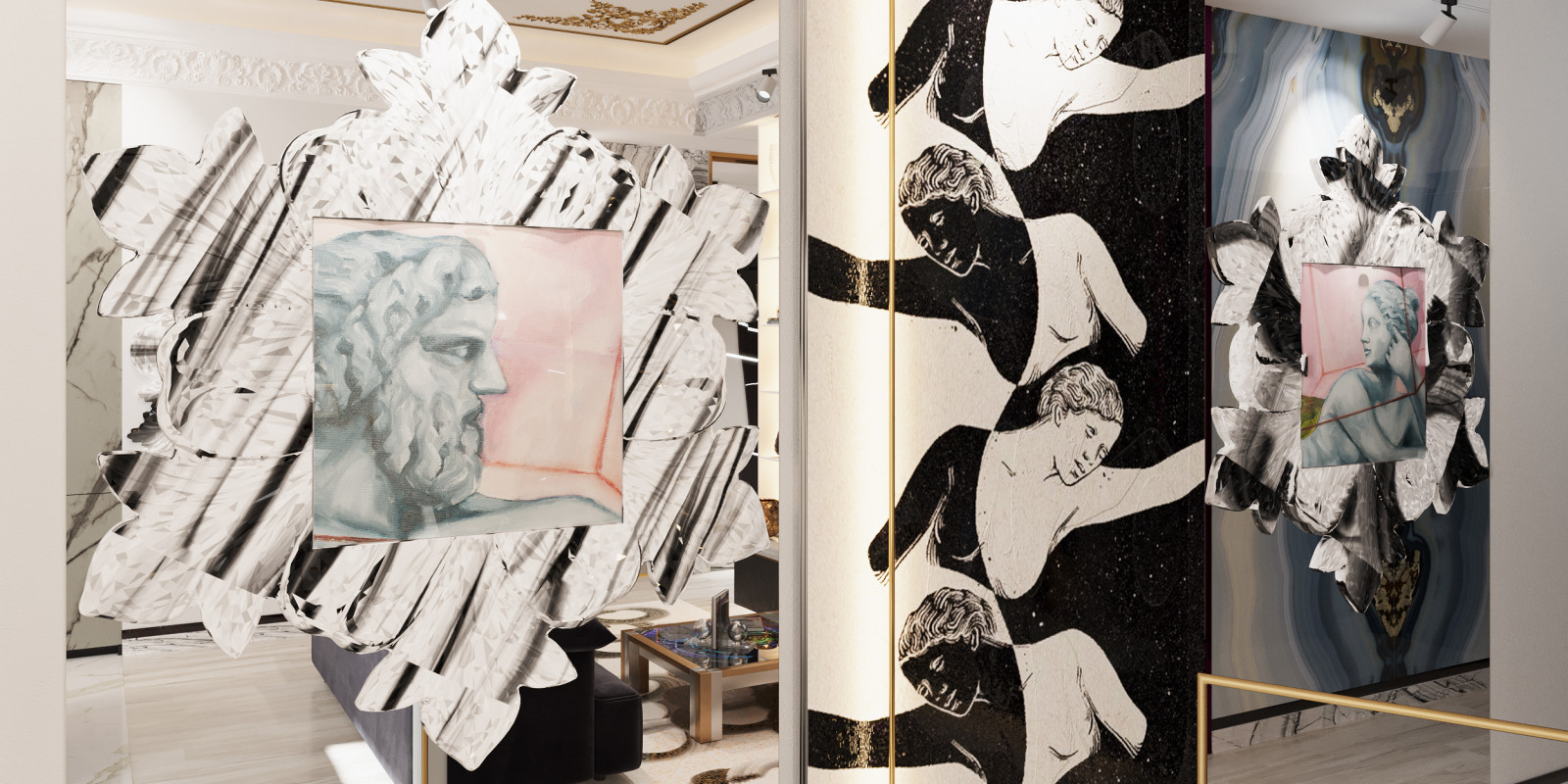 Многомерный интерьер как искусство.