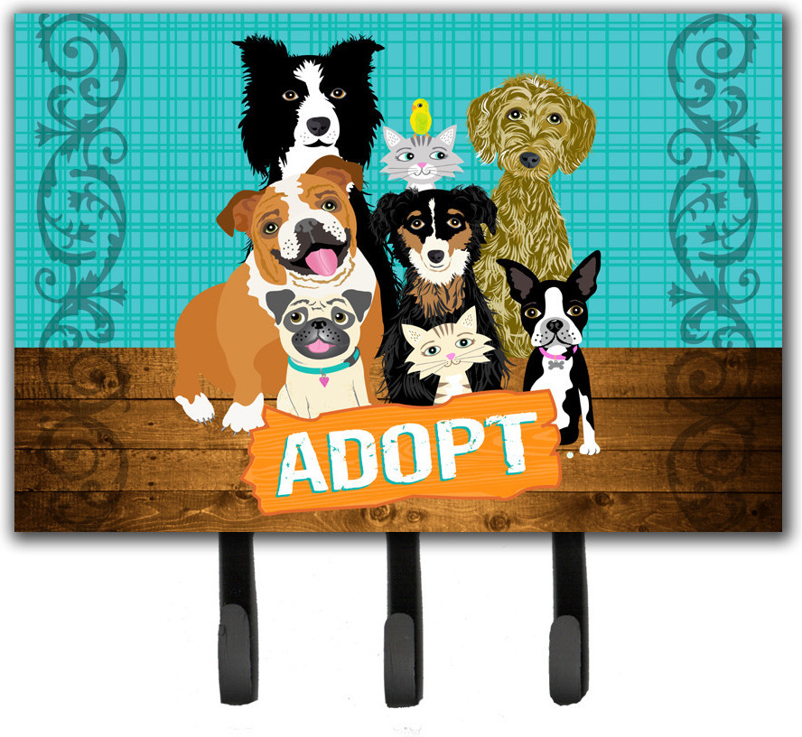 Carolines Treasures Cow Fishing Off of a Pier Leash or Key Holder APH0085TH68 Triple Multicolor Carolines Treasures Cow Fishing Off of a Pier Leash or Key Holder APH0085TH68 Triple Multicolor