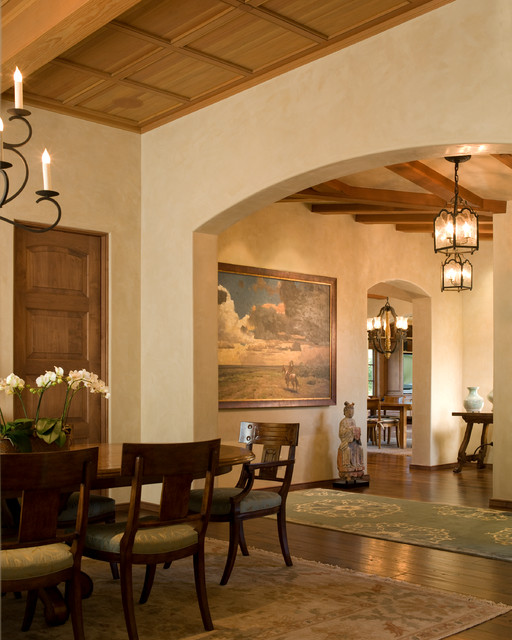 California Mission mediterranean-dining-room
