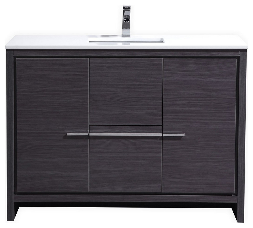 Dolce 48 Modern Bathroom Vanity with Quartz Counter Top