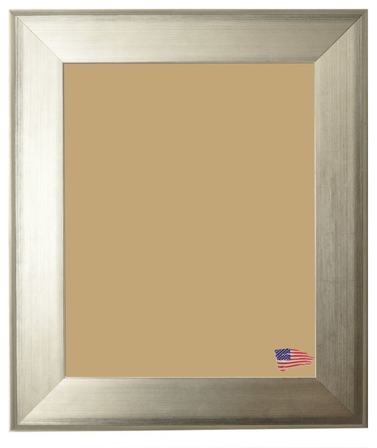 American Made Rayne Brushed Silver Frame - Transitional - Picture ...