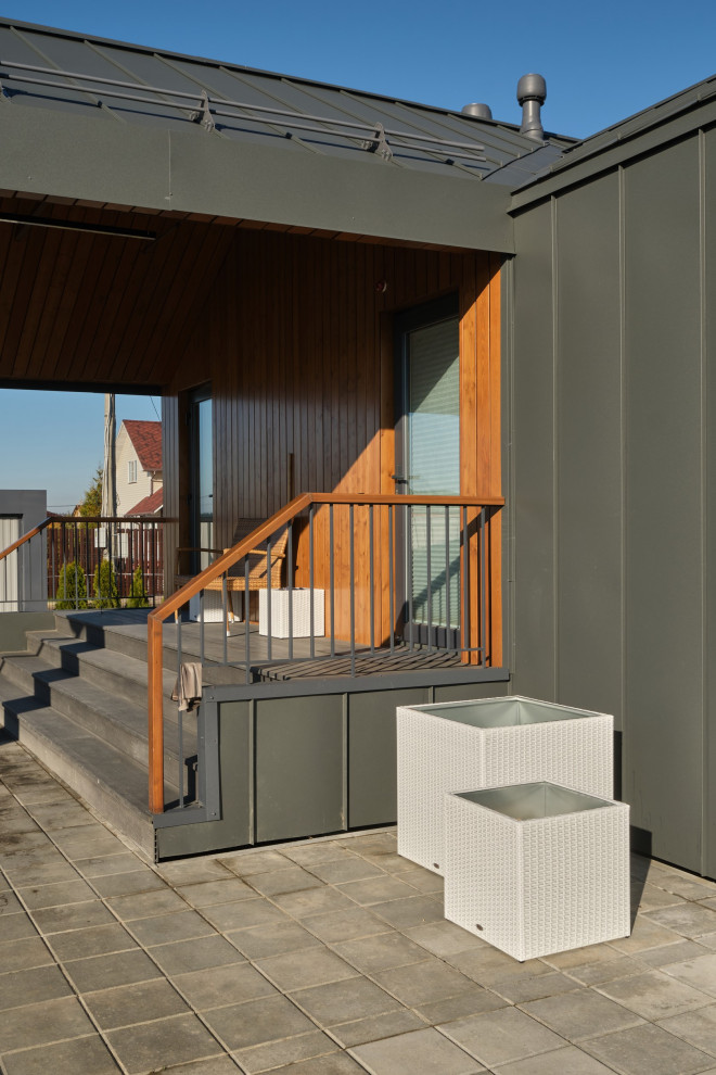 Загородный одноэтажный жилой дом