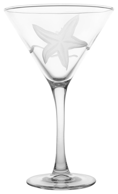 Starfish Wine Glass, Clear, 7.5x4.75, Glass