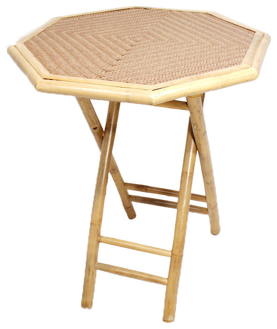 Bamboo Octagonal Folding End Table Asian Tables By Bamboo Octagonal Folding End Table Asian Tables By Homeroots