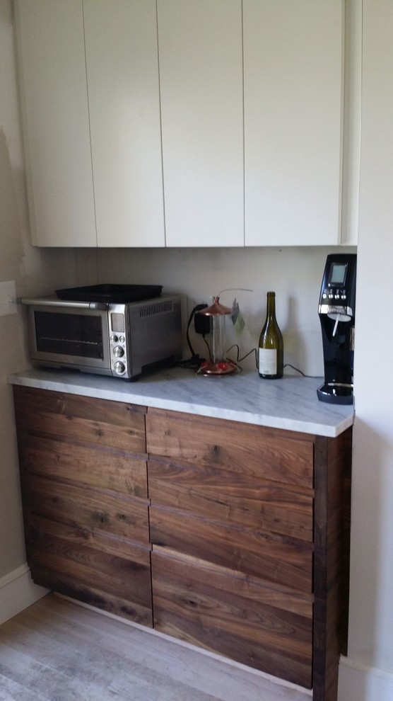 Example of a mountain style kitchen design in Philadelphia