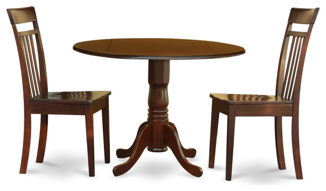 3 Pc Kitchen Nook Dining Set -Small Table And 2 Dining Chairs