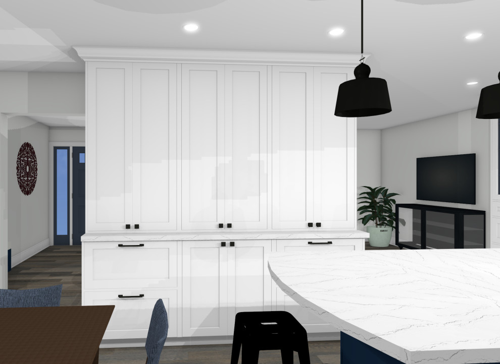 Home design - transitional home design idea in Chicago