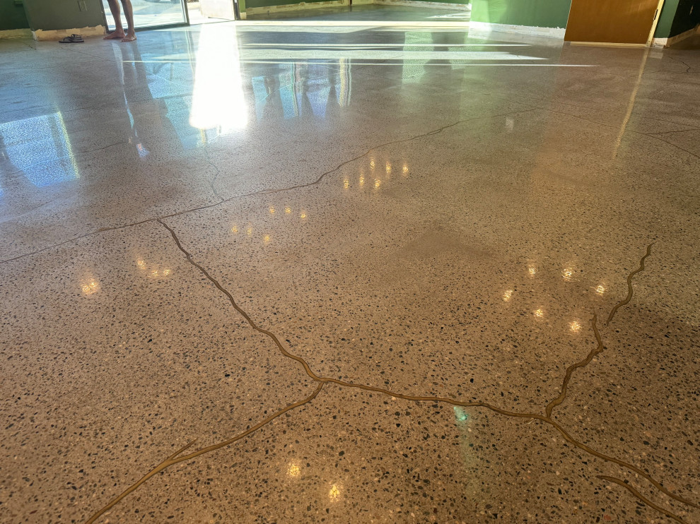 Japanese Kintsugi Polished Concrete