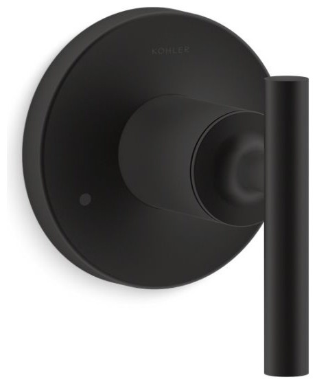 Kohler Purist Valve Trim With Lever Handle For Transfer Valve Matte Black Tub And Shower Parts By The Stock Market