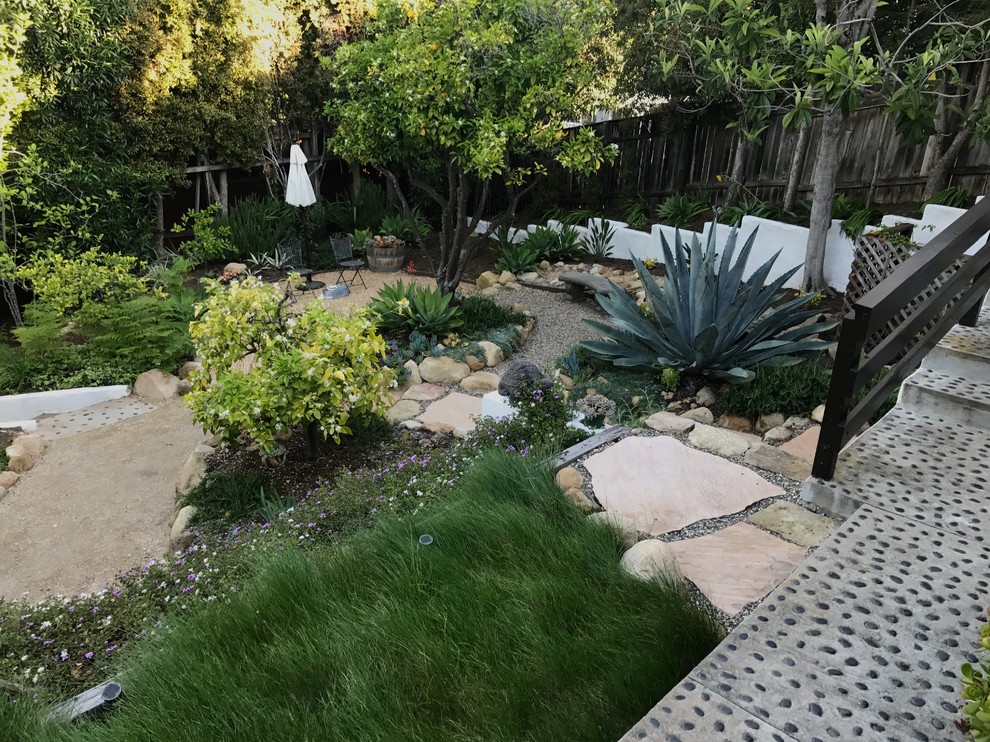 Design ideas for a mediterranean garden in Santa Barbara.