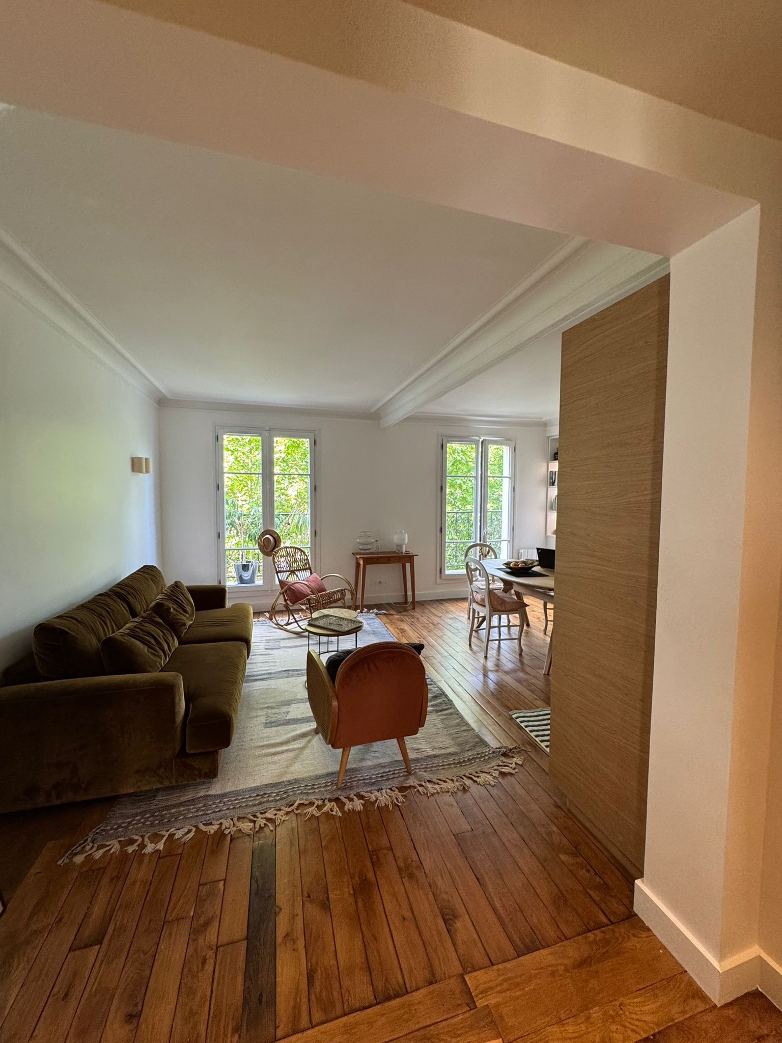 Projet Buttes Chaumont, rénovation d'un appartement de 60m2