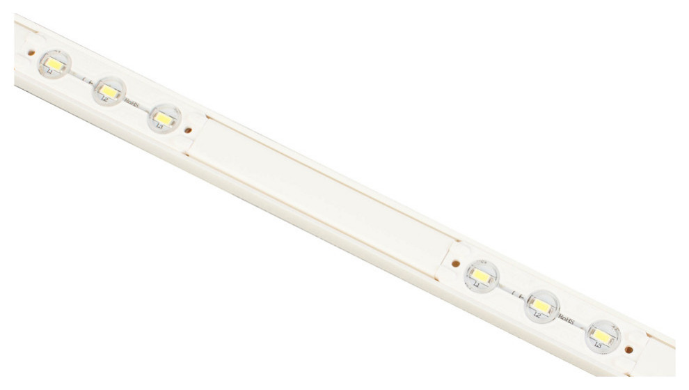 Storefront LED white Track with white T5630 Super Bright LED Light, 70'