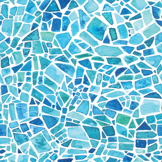 Blue Mosaic Premium Window Film