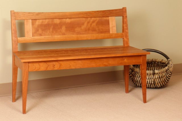 SHAKER BENCH WITH LOW BACK