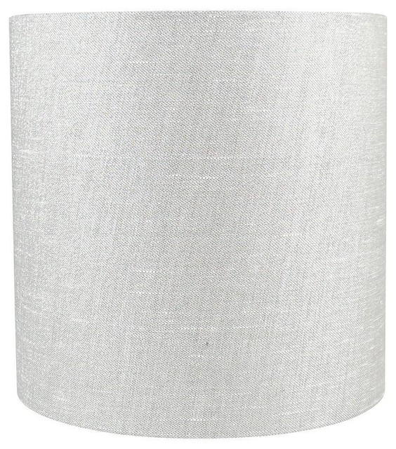 Classic Drum Metallic Fabric Lamp Shade, 10