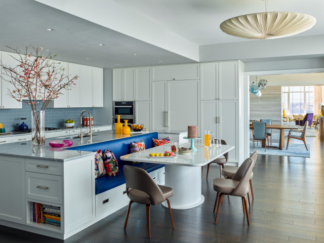 Transitional Kitchen nyklassisk-koek