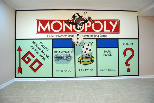 monopoly poker paintings