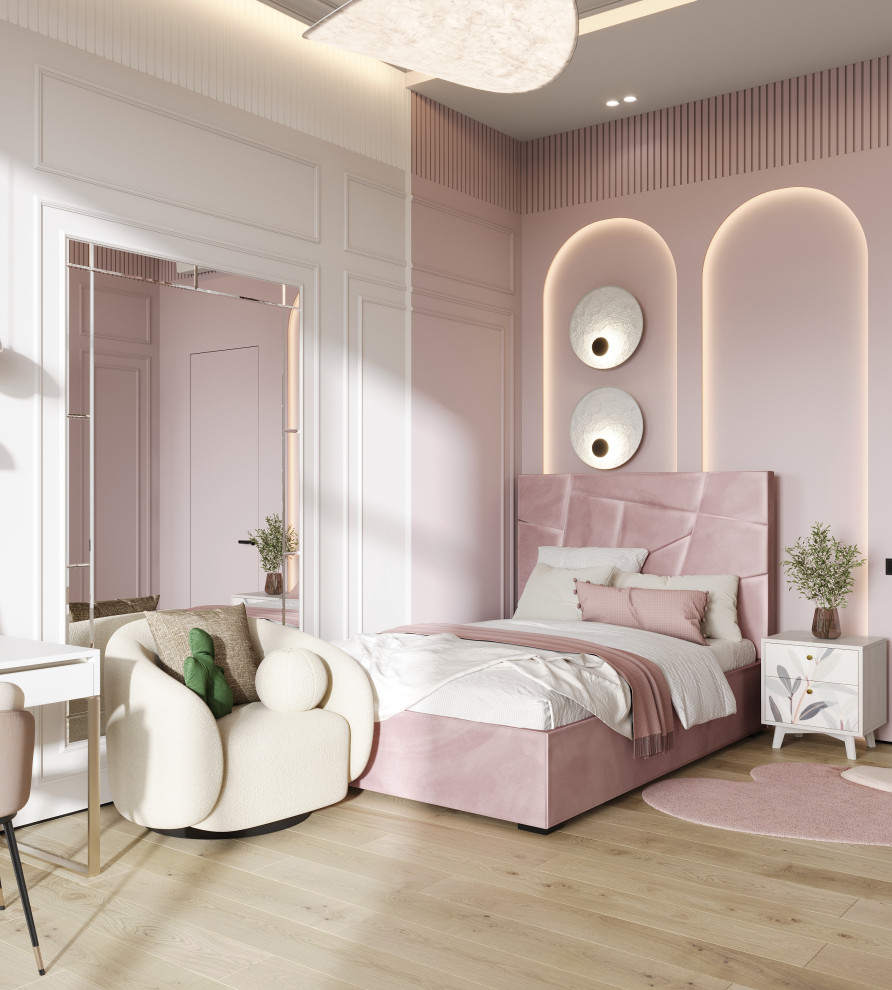 Современный одноэтажный дом площадью в 300 м.кв.