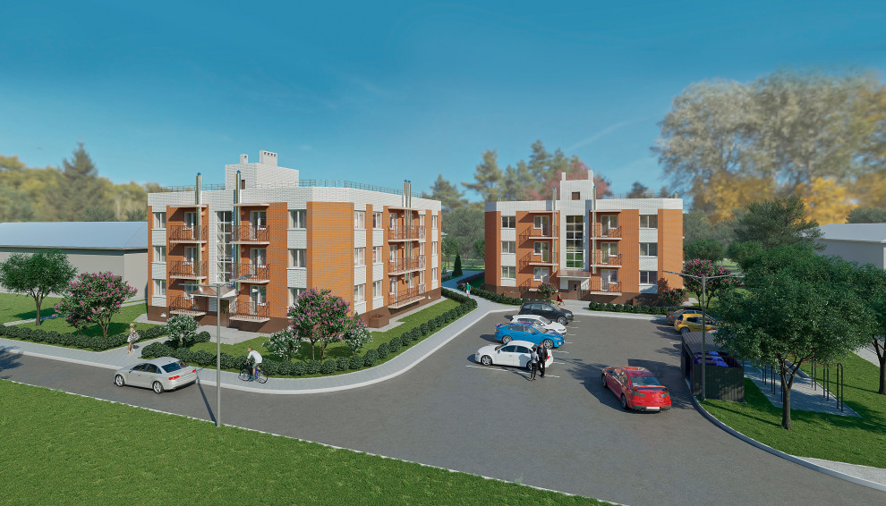 3Д Визуализация жилого комплекса