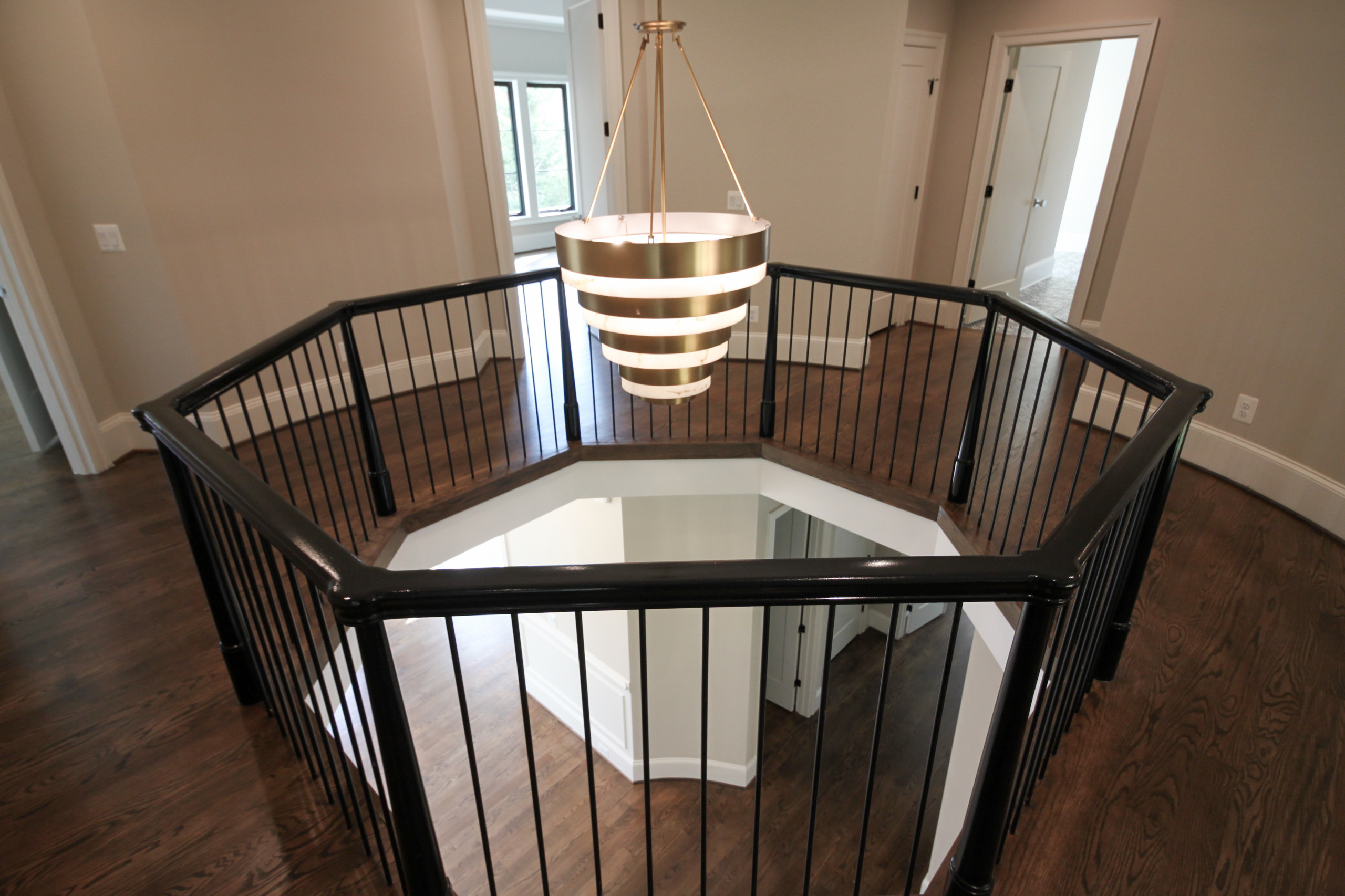 89_Eclectic and Edgy Staircase in French Contemporary Residence, McLean VA 2210
