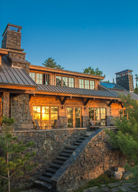 Rustic Exterior montagne-facade