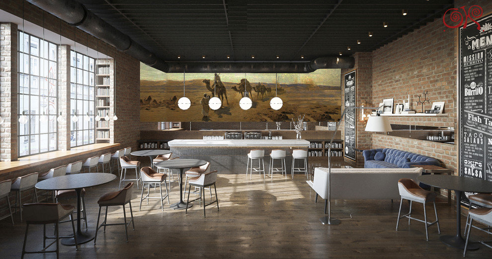 Дизайн кафе в стиле лофт: современные идеи и фото 2015