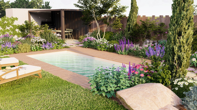 Piscine middelhavsstil-pool