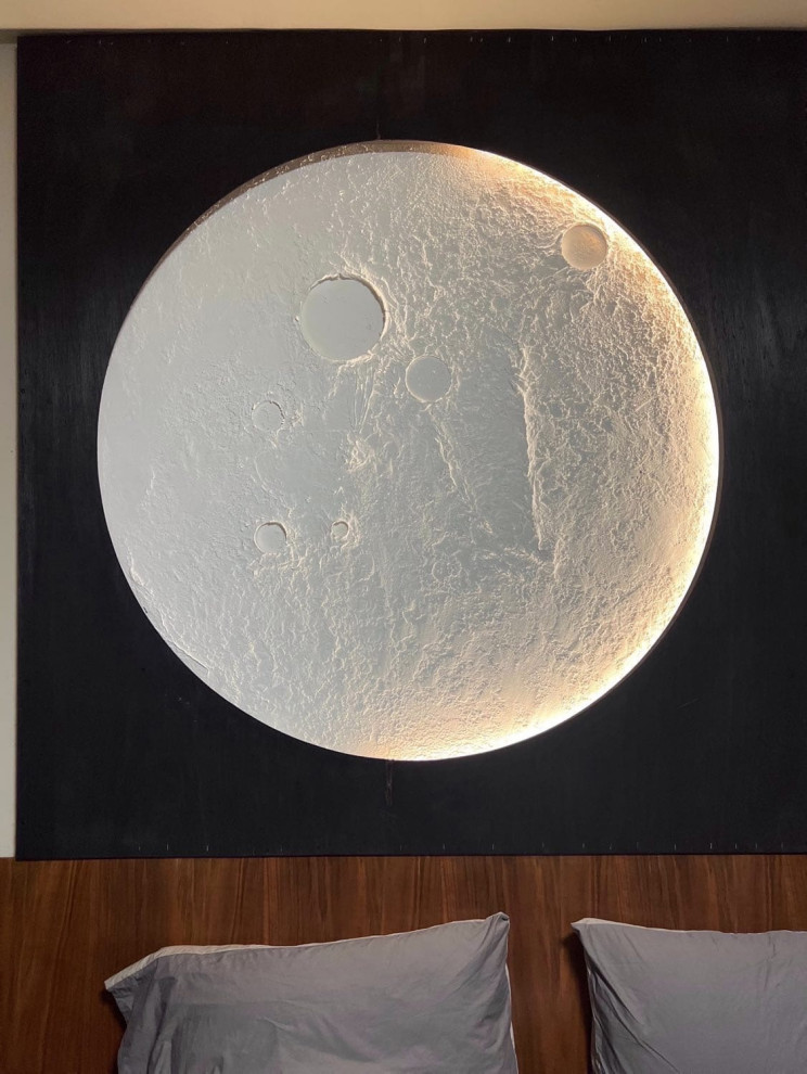 Нестандартное применение декоративной штукатурки Luxus Paint.