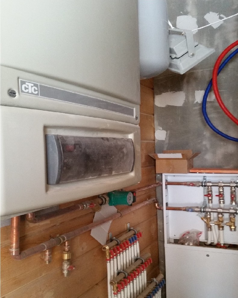 Установка котла