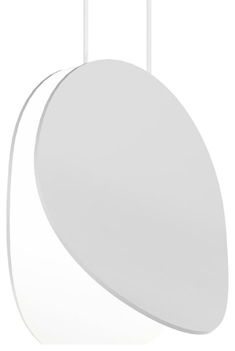 Sonneman 1765-8 Malibu Discs 8"W LED Mini Pendant - Satin White