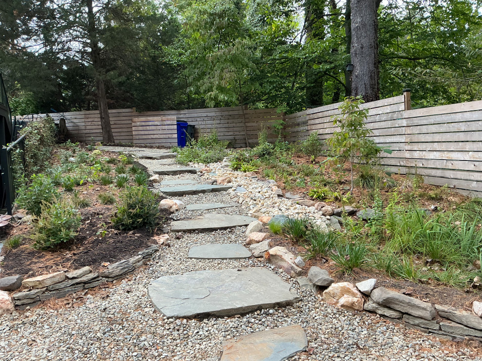Conservation and rain gardens landscape