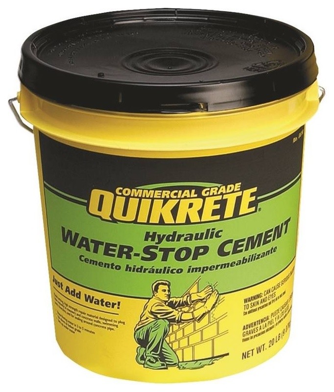 Quikrete Hydraulic Water Stop Cement, 20 lb. Contemporary Building