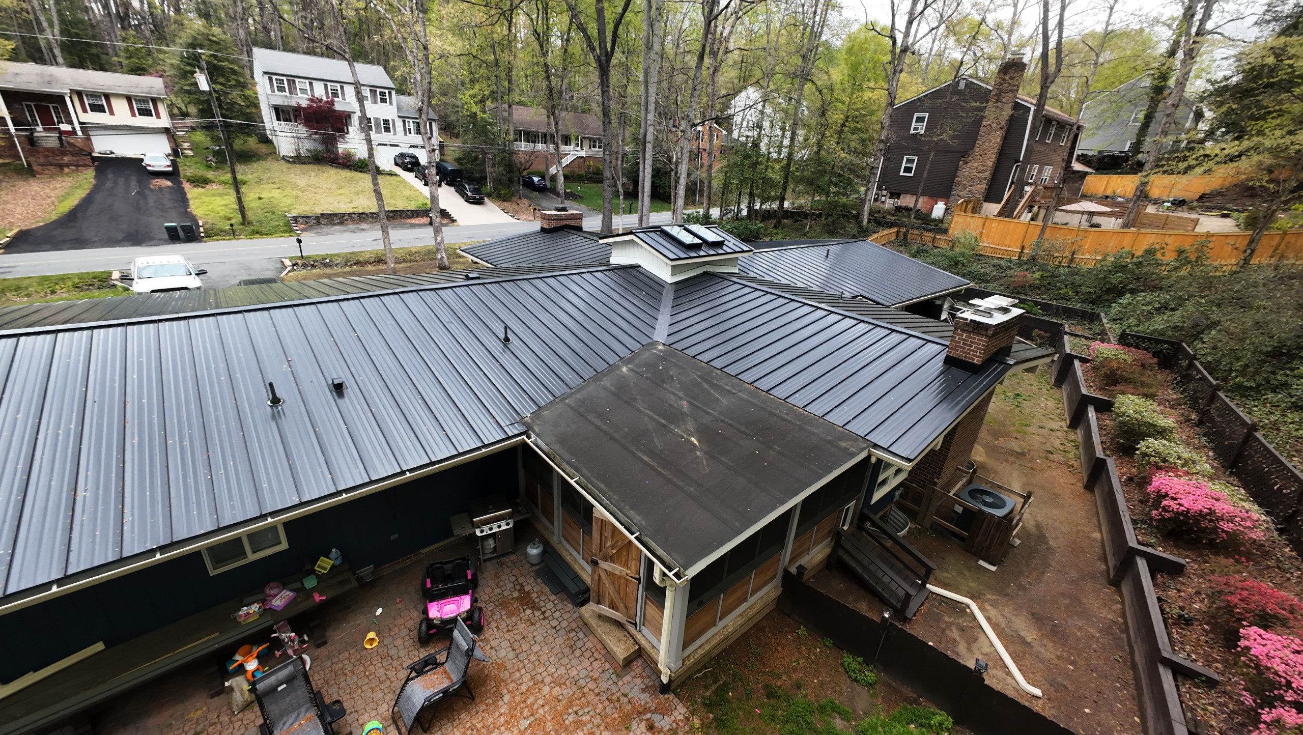 Black Metal Roof