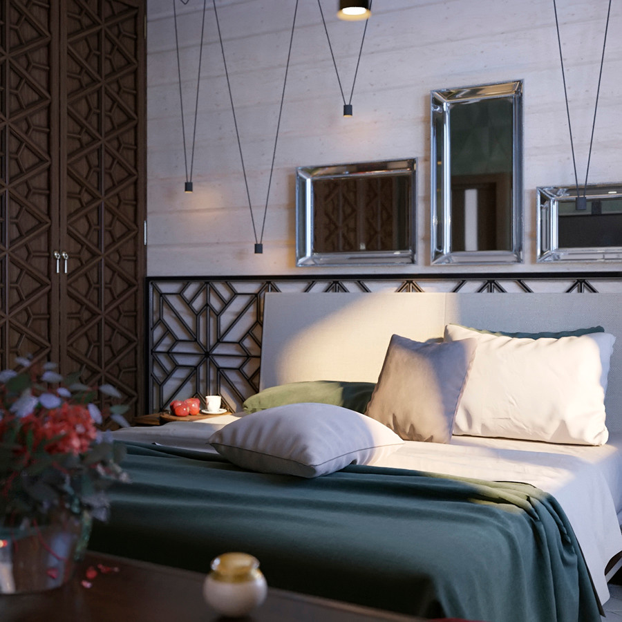 ПРОЕКТ ИНТЕРЬЕРА ДОМА НА ЧЕРНОЙ РЕЧКЕ во Владивостоке)