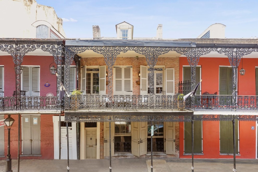 Expansive French Quarter Townhome Traditional Exterior New Orleans by BEVOLO GAS