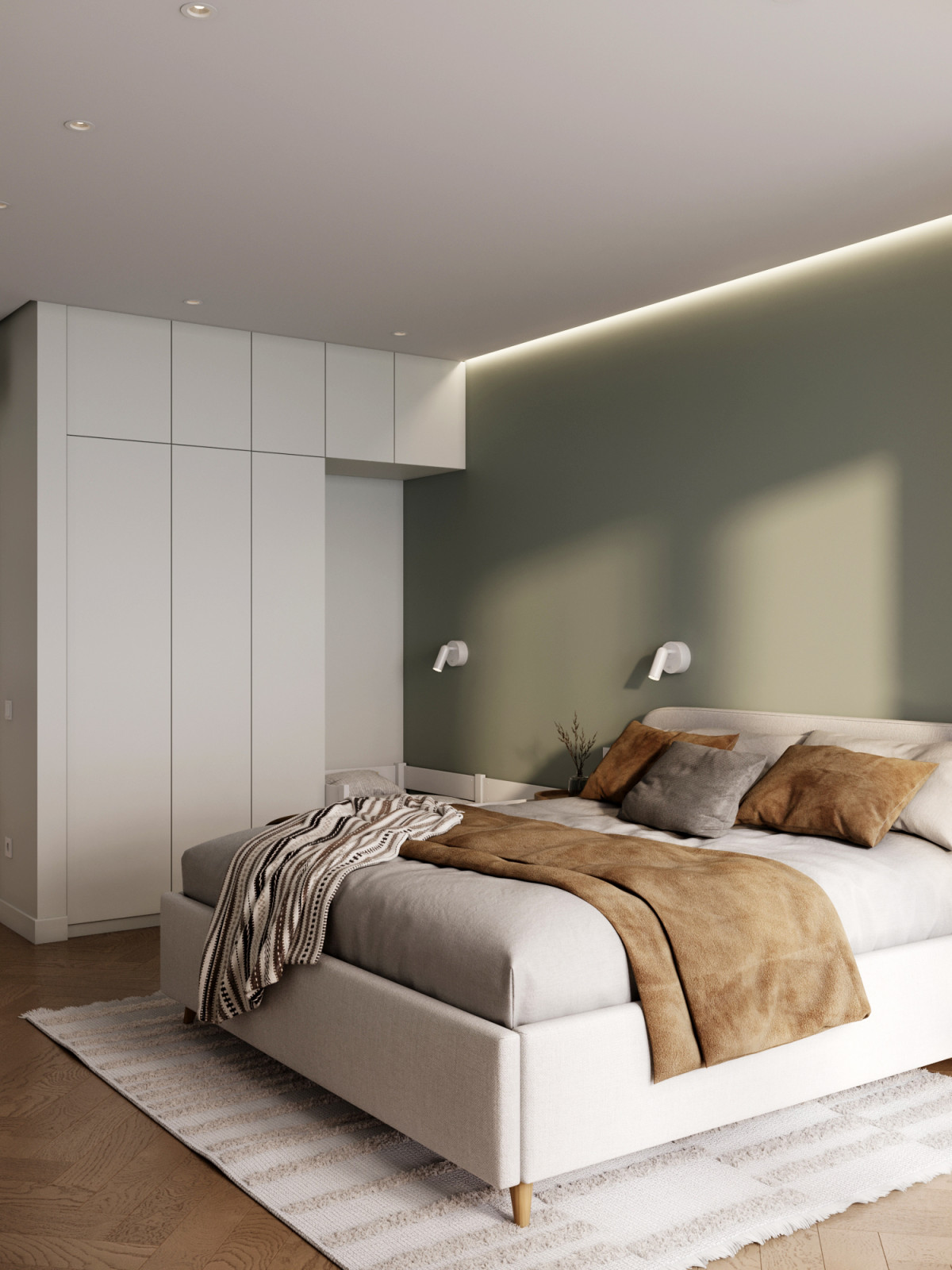 Трехкомнатная квартира в городе Дубнаа