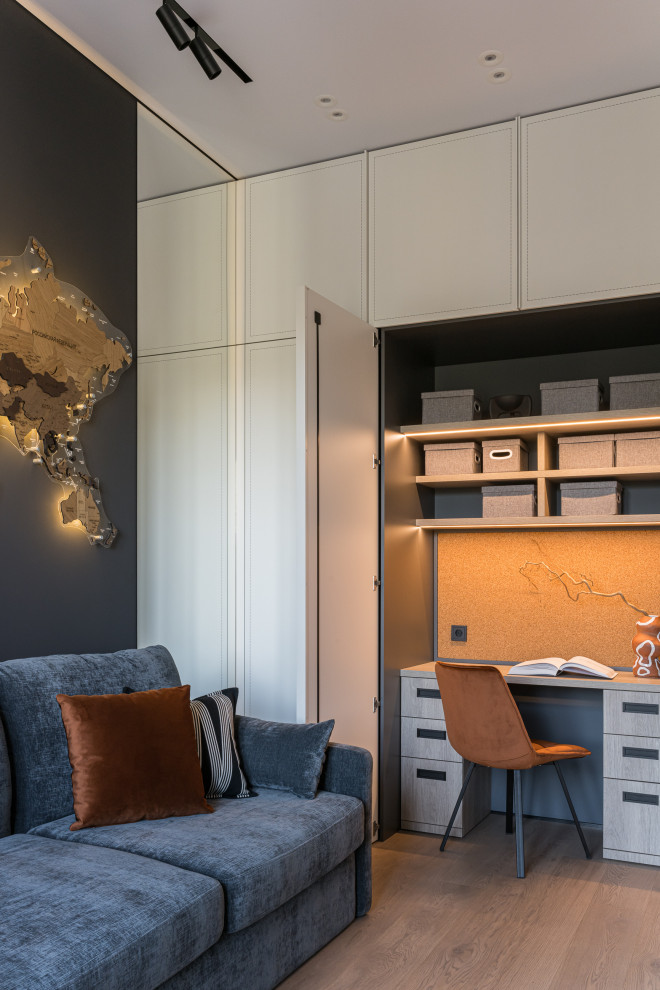 Квартира для активной семьи в минималистичном стиле