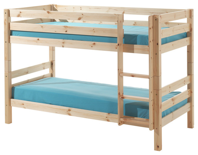 Pino Low Bunk Bed Scandinavian Beds By Vipack Pino Low Bunk Bed Natural
