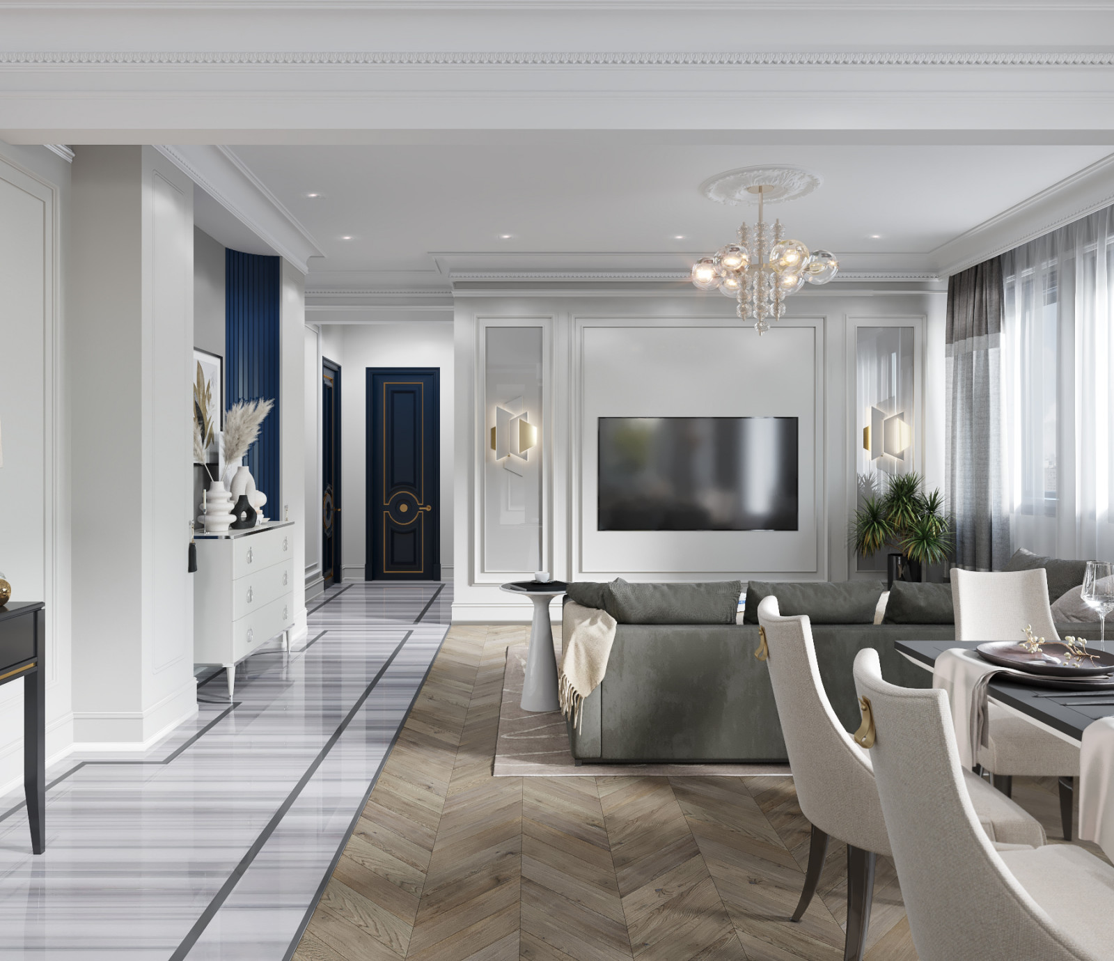 Квартира на Краснопресненской 74 кв.м