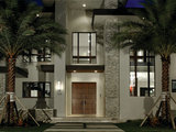 Contemporary Exterior by Barron Development Corp.