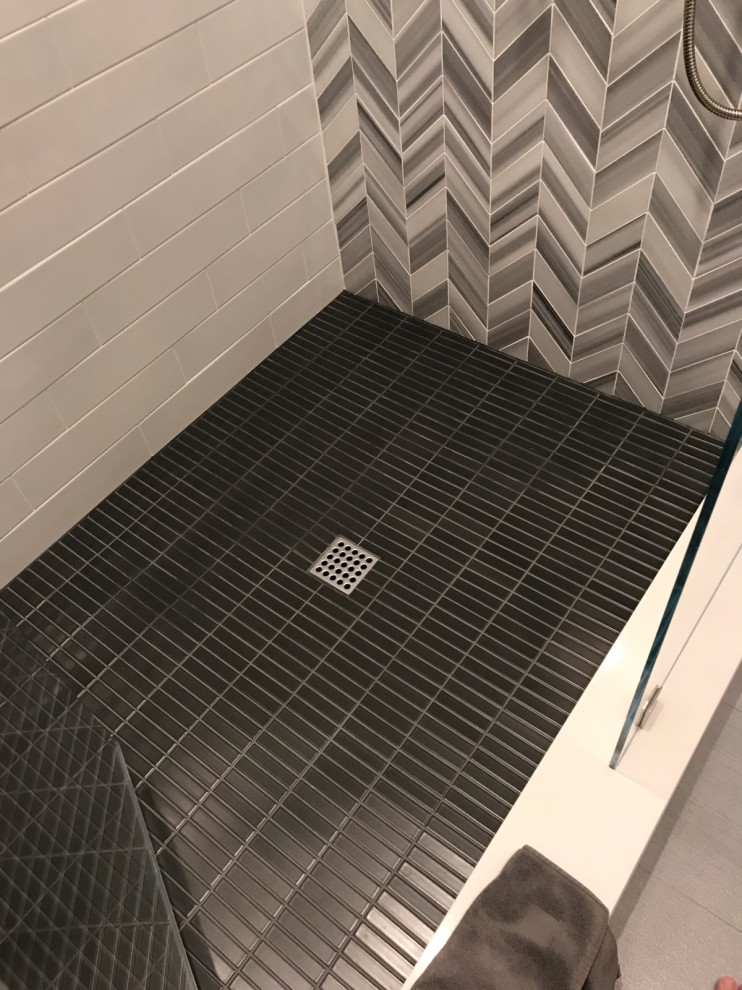 shower floor grout not drying...need advice