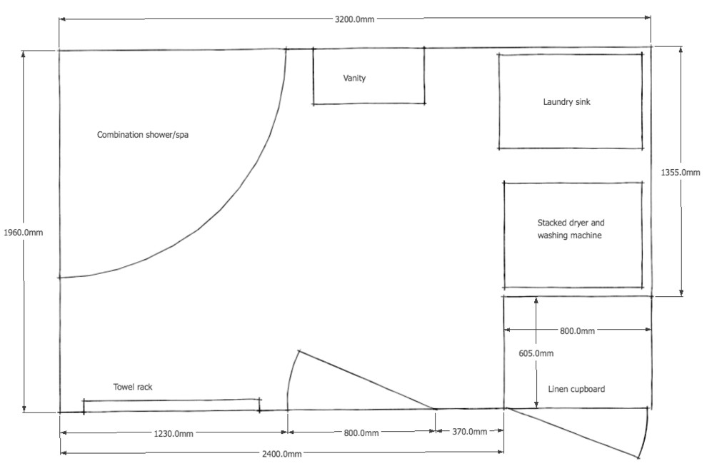 Need help with bathroom/laundry design | Houzz AU