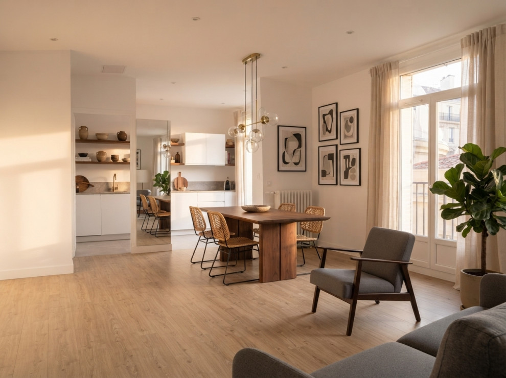 Rénovation complète d’un appartement de 50 m² à Marseille