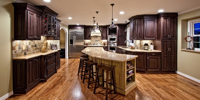 Open Floor Plan - Traditional - Kitchen - Detroit - by ...