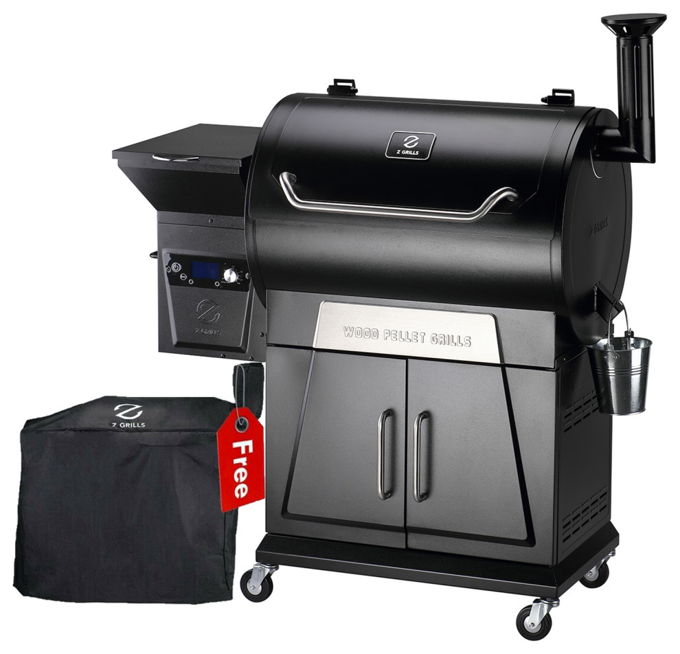 Z GRILLS ZPG700D3 Wood Pellet Grill BBQ Smoker Digital Control with