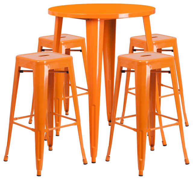 30RD Orange Metal Bar Set