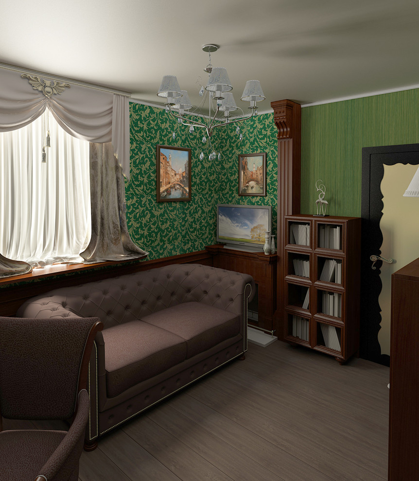 Интерьер деревянного дома